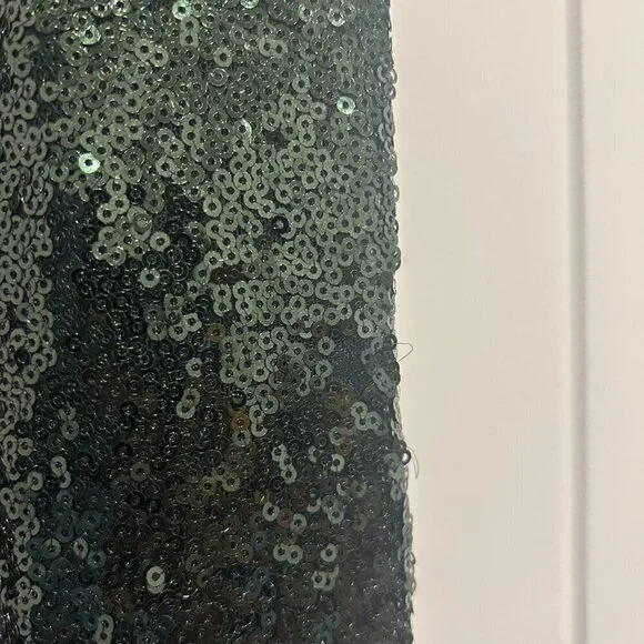 Gianni Bini Green Sequin Leggings Women’s Size M - Picture 8 of 9